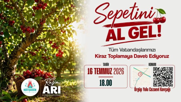 Nevşehir Belediyesi’nden “Sepetini Al Gel” Etkinliği