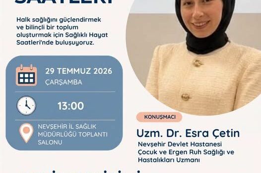Nevşehir’de Ergenlikte Beyin Gelişimi Semineri
