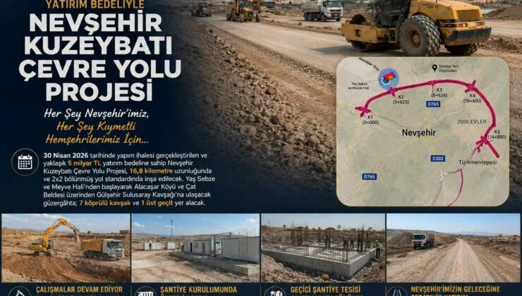 Nevşehir’in Trafiğini Rahatlatacak Dev Yatırımda Son Durum
