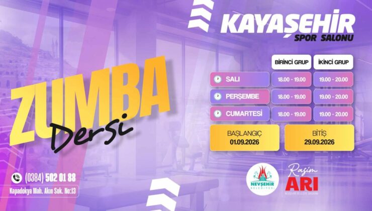 Nevşehir’de Kadınlara Özel Zumba ve Pilates Kursları Başlıyor