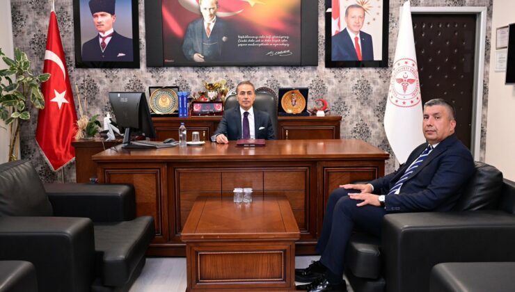 Vali Hüseyin Kök’ten İl Sağlık Müdürlüğüne Ziyaret