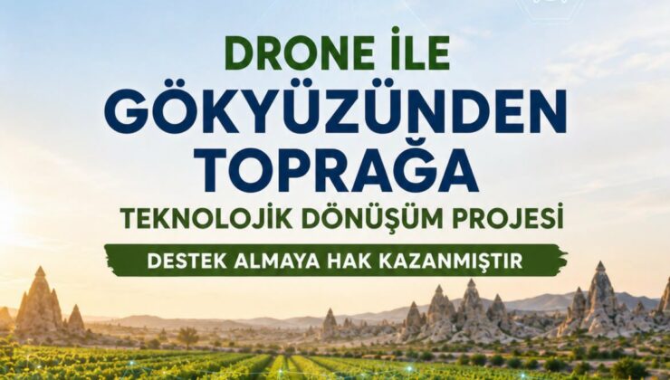 Drone Destekli Tarım Projesine AHİKA Desteği