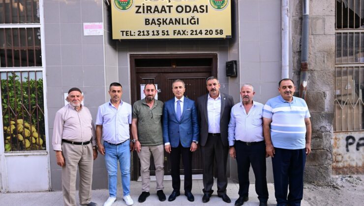 Vali Kök’ten Ziraat Odasına Ziyaret