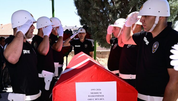 Başkomiser Oruç Bülbül Son Yolculuğuna Uğurlandı