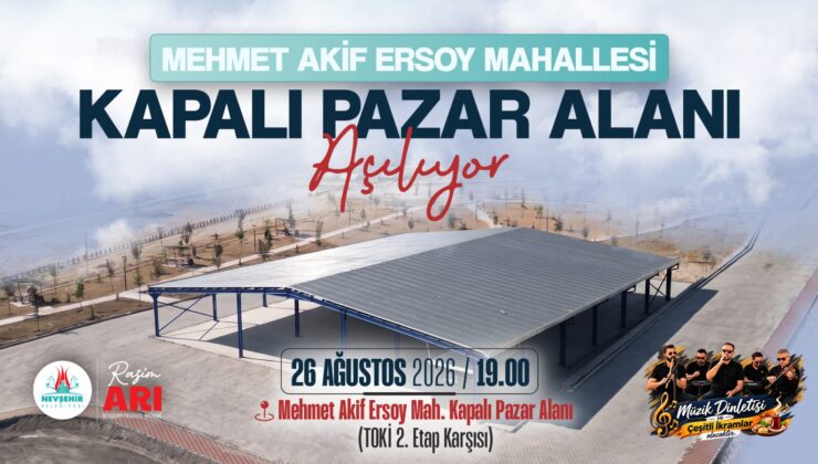Çok Amaçlı Kapalı Semt Pazarı Hizmete Açılıyor
