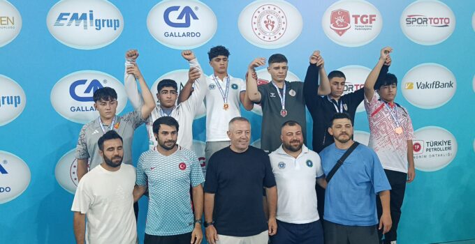 U14 ve U9 Türkiye Güreş Şampiyonası’nda Önemli Başarılar