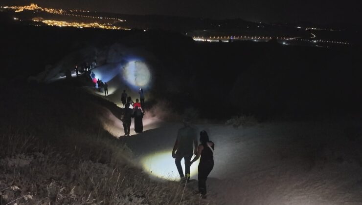 Ülkü Ocakları Kapadokya’dan Gece Yürüyüşü Yaptı