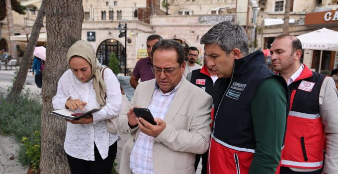Kapadokya Alan Başkanı Aslanbay, Mustafaşa’da İncelemelerde Bulundu