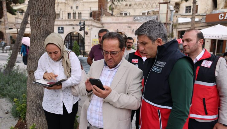 Kapadokya Alan Başkanı Aslanbay, Mustafaşa’da İncelemelerde Bulundu