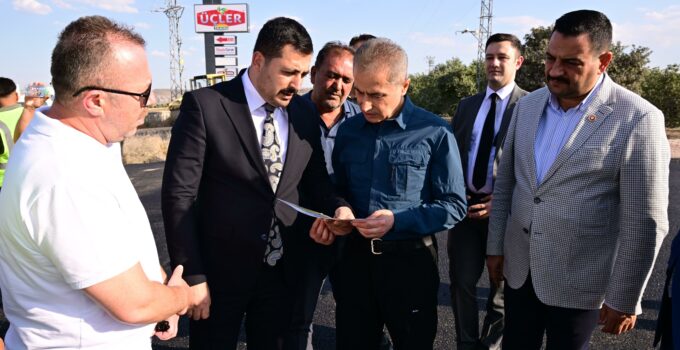 Vali Kök, Kavak-Çardak Yol Çalışmalarını Yerinde İnceledi
