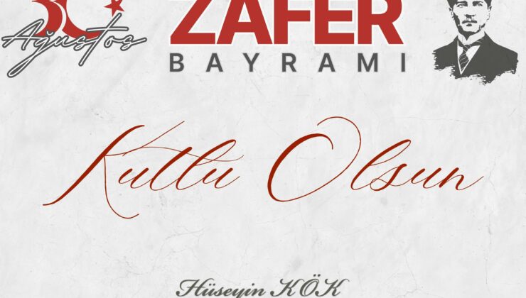 Nevşehir Valisi Hüseyin Kök’ten 30 Ağustos Zafer Bayramı Mesajı