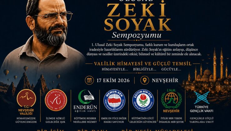 1. Ulusal Zeki Soyak Sempozyumu’na Güçlü Kurumsal İş Birliği