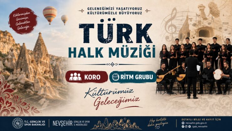 Türk Halk Müziği Koro ve Ritim Grubu Çalışmaları İçin Başvurular Başlıyor