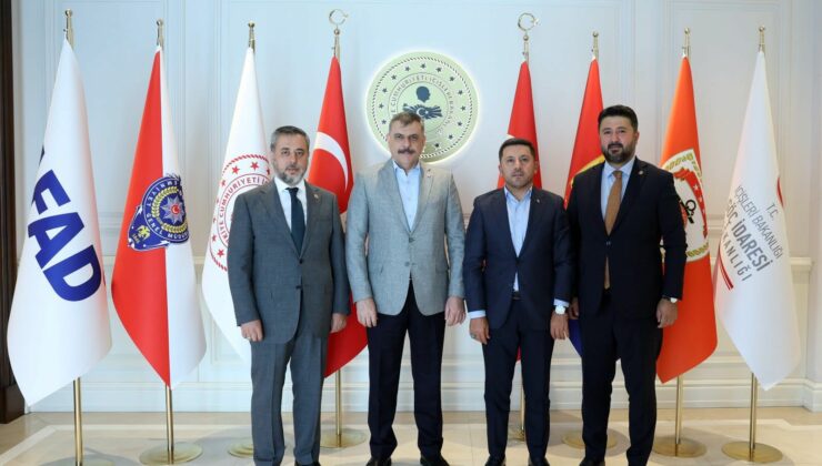 Başkan Rasim Arı ve Nevşehir Heyeti İçişleri Bakanlığı’nda
