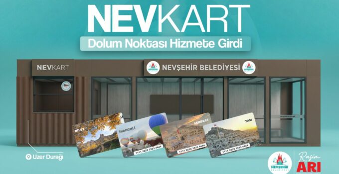 NEVKART Dolum Noktası Akıllı Durak’ta Hizmete Girdi
