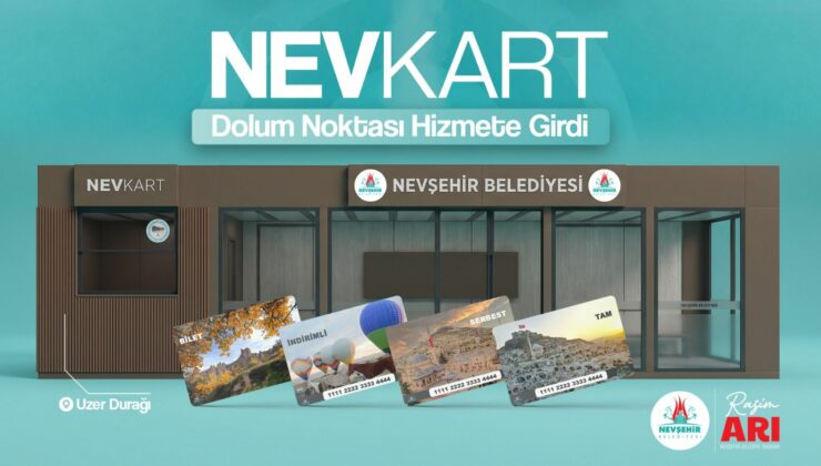 NEVKART Dolum Noktası Akıllı Durak’ta Hizmete Girdi