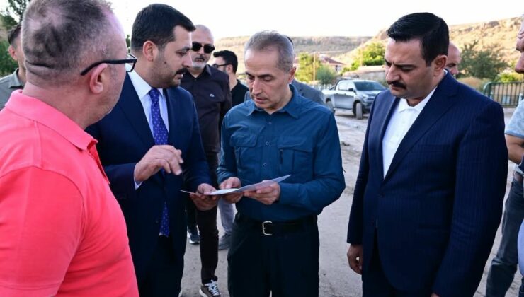 Vali Kök, Kaymaklı-Mazı Yolundaki Çalışmaları İnceledi