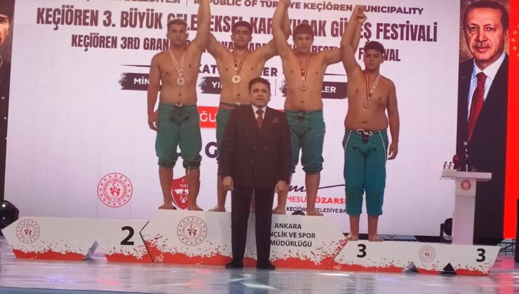 Nevşehir’in İlk Başpehlivanı Recep Kayra Yalçın’dan Tarihi Başarı