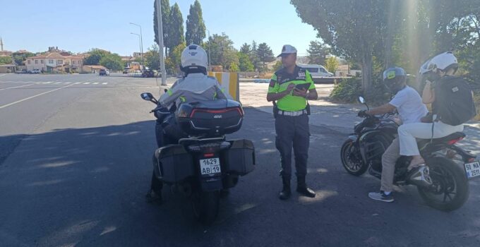 Avanos’ta Motosiklet ve ATV Denetimi: 8 Sürücüye Ceza