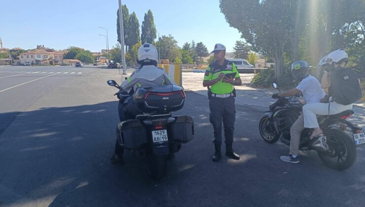 Avanos’ta Motosiklet ve ATV Denetimi: 8 Sürücüye Ceza