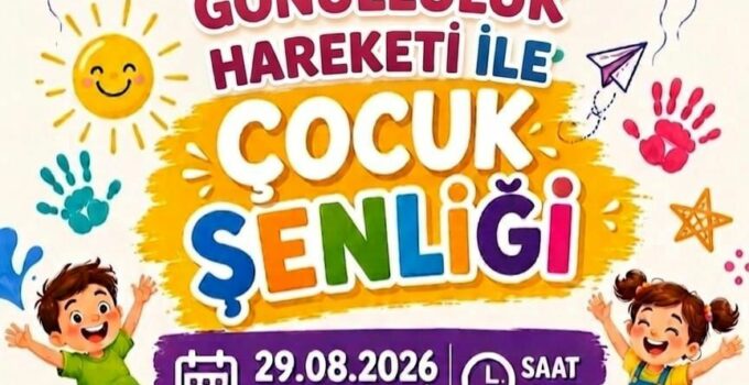 Nevşehir’de Çocuk Şenliği Düzenlenecek