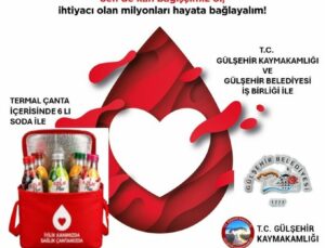 Gülşehir’de Kan Bağışı Kampanyası Düzenlenecek