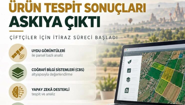 Nevşehir’de Ürün Tespit Sonuçları Askıya Çıkarıldı