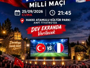 Derinkuyu’da Milli Maç Heyecanı Dev Ekranda Yaşanacak