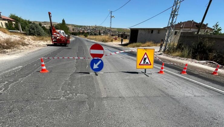 Nevşehir’de Ulaşım Güvenliği İçin Yol Çalışmaları Sürüyor