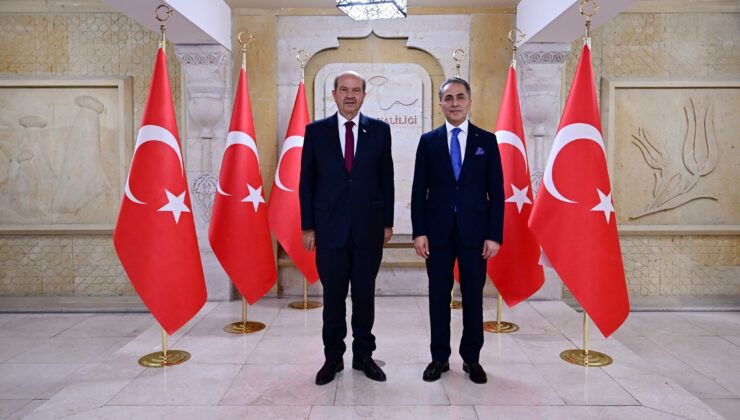 KKTC 5’inci Cumhurbaşkanı Ersin Tatar’dan Vali Kök’e Ziyaret