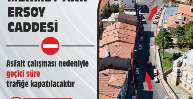 Gülşehir’de 3 Cadde Asfalt Çalışması Nedeniyle Trafiğe Kapanacak