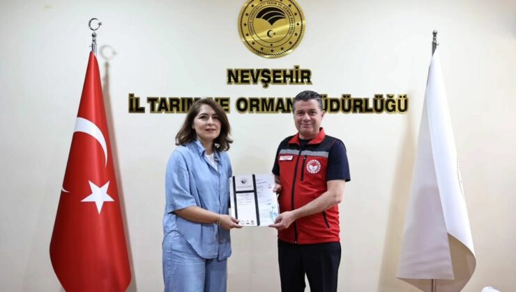 Nevşehir’de 6 Üreticiye Organik Tarım Sertifikası Verildi