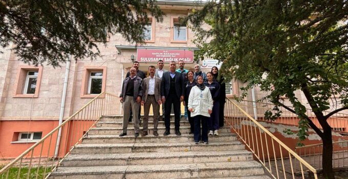 İl Sağlık Müdürü Tartar, Sulusaray Kasabası’nda Sağlık Hizmetlerini Değerlendirdi