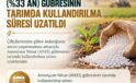 Amonyum Nitrat Gübresinin Satış ve Sevkiyat Süresi Uzatıldı