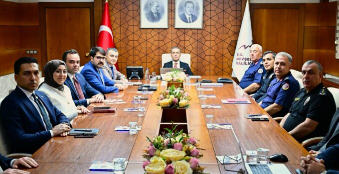 Nevşehir’de Güvenlik Koordinasyon Toplantısı Yapıldı