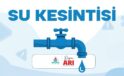 Nevşehir’de 8 Mahallede Planlı Su Kesintisi Yapılacak