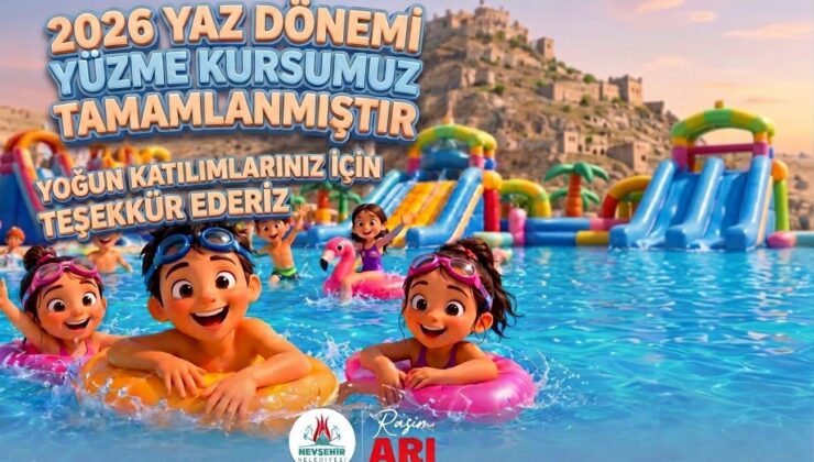 “Yüzme Bilmeyen Kalmasın” Projesi 2026 Yaz Kursu Tamamlandı