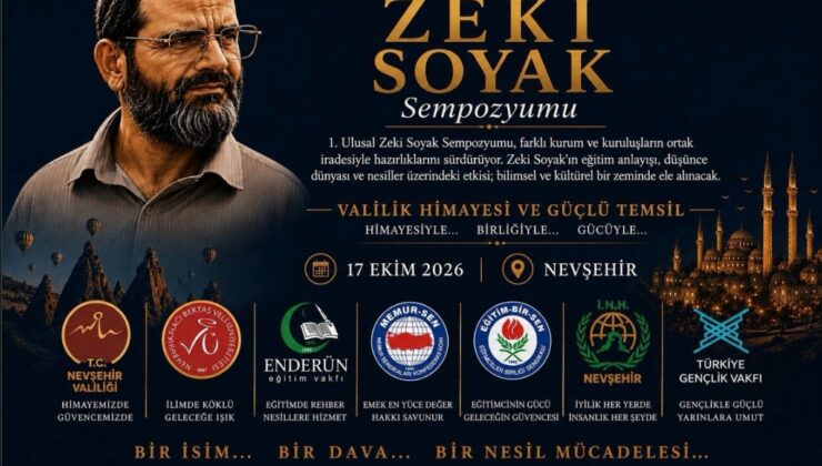I. Ulusal Zeki Soyak Sempozyumu’nun Programı Belli Oldu