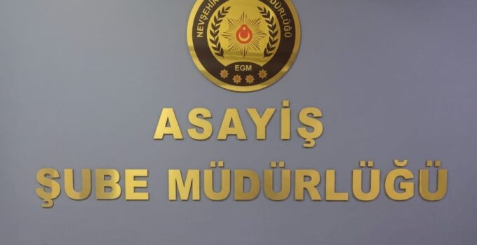Nevşehir’de Asayiş Ekiplerinden Suçlulara Geçit Yok