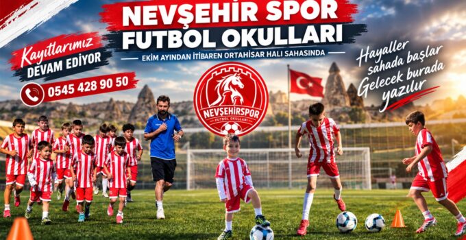 Nevşehir Spor Futbol Okulları’nda Kış Dönemi Kayıtları Başladı