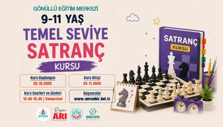 Nevşehir Belediyesi Gönüllü Eğitim Merkezi’nde Güz Dönemi Heyecanı Başlıyor