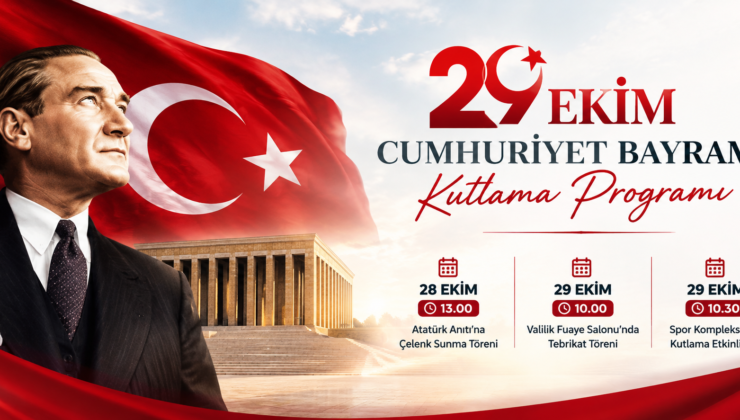 Nevşehir’de 29 Ekim Cumhuriyet Bayramı Kutlama Programı Belli Oldu