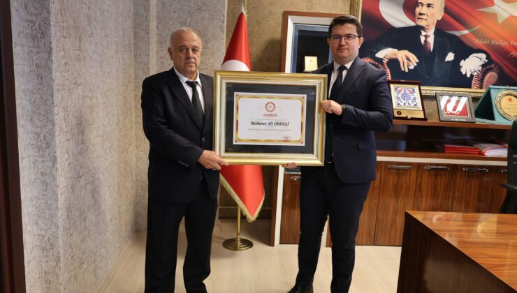 Mehmet Ali Öbekli Mazbatasını Aldı
