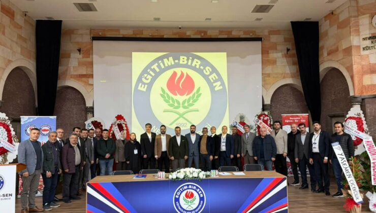 Eğitim-Bir-Sen Nevşehir’de Harun Öcal Yeniden Başkan Seçildi