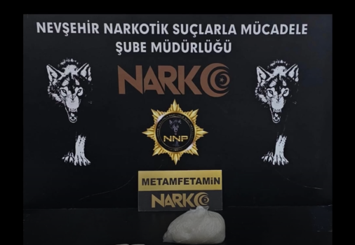 Nevşehir’de Narkotik Operasyonu: 856 Gram Metamfetamin Ele Geçirildi