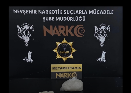 Nevşehir’de Narkotik Operasyonu: 856 Gram Metamfetamin Ele Geçirildi