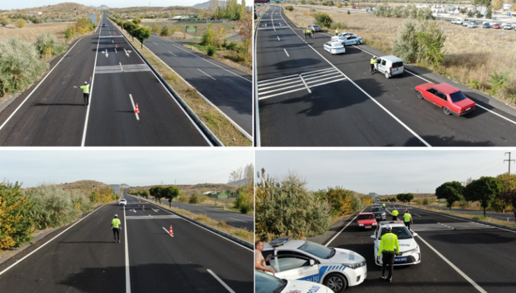Nevşehir’de Drone Destekli Trafik Denetimleri Sürüyor