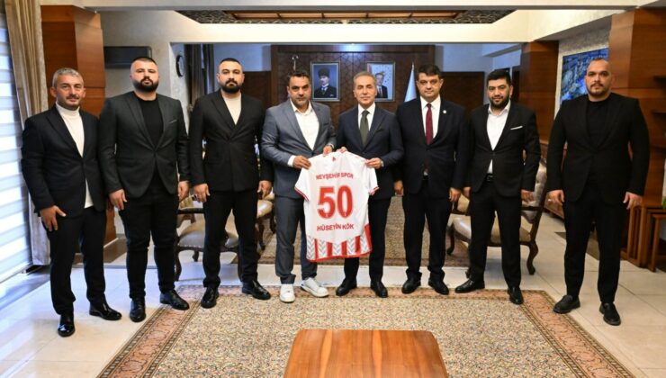 Nevşehir Spor Yönetimi Vali Hüseyin Kök’ü Ziyaret Etti