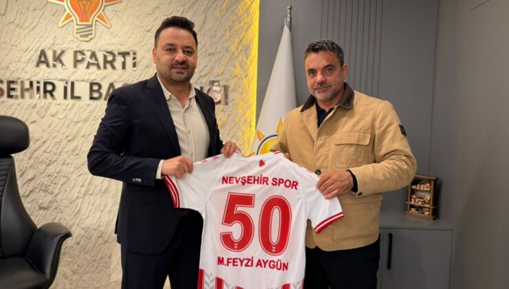 Nevşehir Spor Yönetimi, AK Parti İl Başkanı Aygün’ü Ziyaret Etti