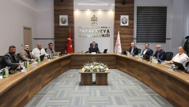 Kapadokya Alan Başkanı Aslanbay, “Kapadokya Stratejik İstişare Heyeti” İle Görüştü